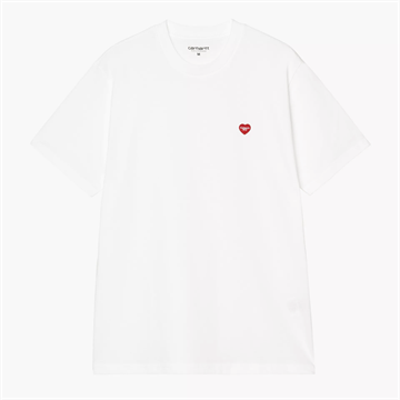 Carhartt WIP Small Heart T-shirt White / Red